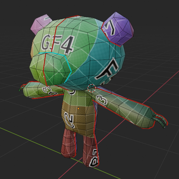 gloomy bear low poly